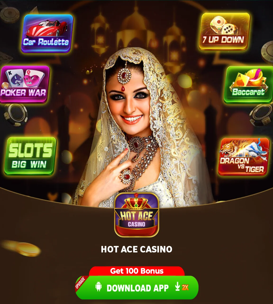 Hot Ace Casino Apk Banner